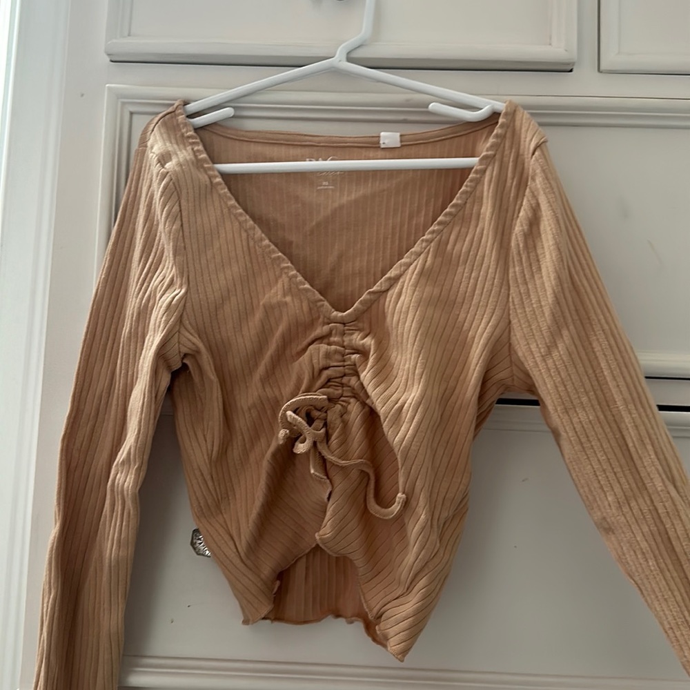 PacSun long sleeve crop top